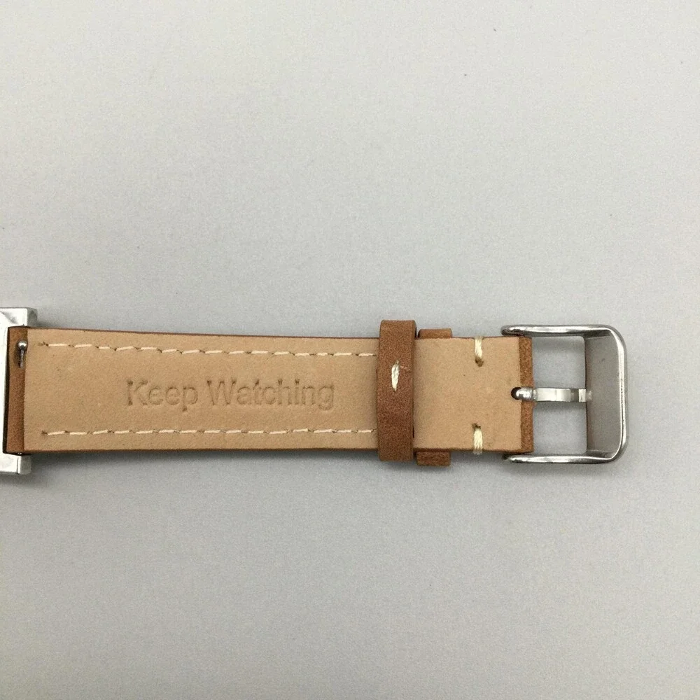 Fossil Innova Watch Women 24mm Date Silver Tone Brown Leather PR5169 New Battery